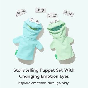 Interactive Puppet Set with Interchangeable Faces